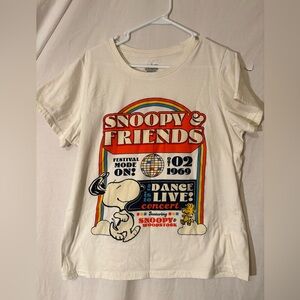 Peanuts Snoopy & Friends Festival Tee - Cream